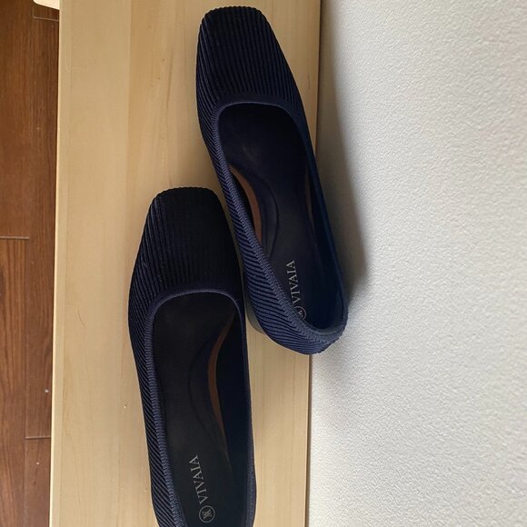 Vivaia Square-Toe Chunky Heels - Picture 3 of 7